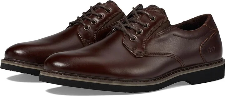 Nunn Bush Denali Plain Toe Oxford Men's Shoes Brown CH : 7.5 M (D), Leather