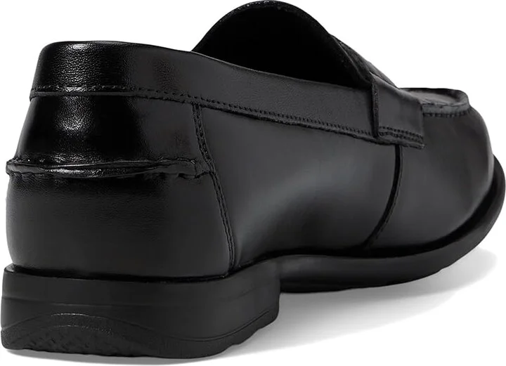 Nunn Bush Drexel Moc Toe Penny Loafer with KORE Walking Comfort Technology Men's Slip on Shoes Black : 7 M (D), Leather - Image 5