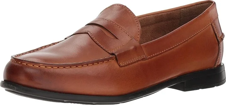 Nunn Bush Drexel Moc Toe Penny Loafer with KORE Walking Comfort Technology Men's Slip on Shoes Cognac : 7 M (D), Leather - Image 2