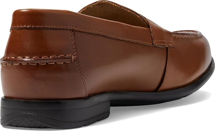 Nunn Bush Drexel Moc Toe Penny Loafer with KORE Walking Comfort Technology Men's Slip on Shoes Cognac : 7 M (D), Leather - Image 5