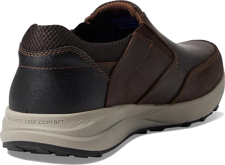 Nunn Bush Excursion Waterproof Moccasin Toe Slip-On Men's Shoes Brown CH : 9 M (D), Synthetic/Leather - Image 4