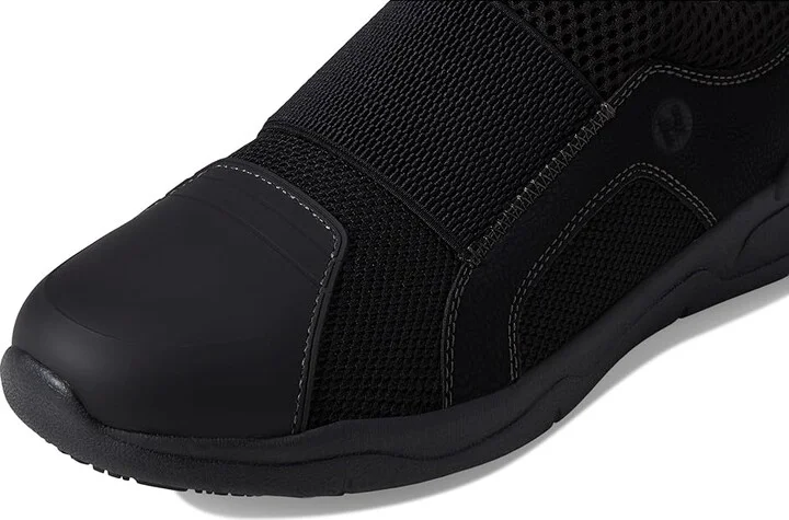Nunn Bush Grazie AP1 Work Slip-On Slip-Resistant Work Shoe EZ On Athletic Style Sneaker Men's Work Lace-up Boots Black : 13 M (D), Synthetic - Image 7