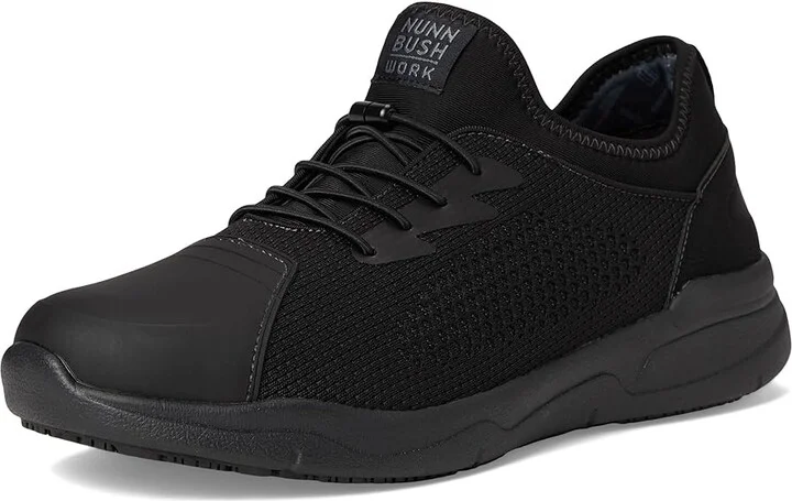 Nunn Bush Grazie Work Oxford Slip-Resistant Work Shoe Athletic Style Sneaker Lace Up Men's Hiking Boots Black : 10.5 W (EE), Synthetic - Image 5