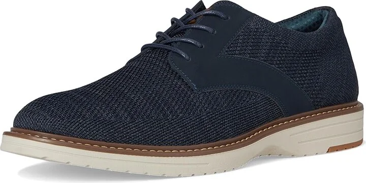 Nunn Bush Griff Plain Toe Knit Oxford Lightweight and Comfortable for any Occasion Knit Lace-Up Men's Lace-up Boots Navy : 9 M (D) - Image 5