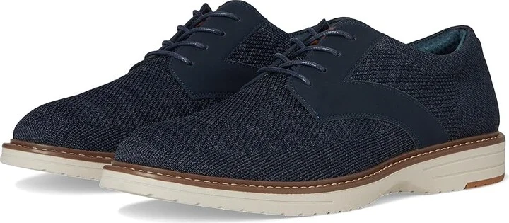 Nunn Bush Griff Plain Toe Knit Oxford Lightweight and Comfortable for any Occasion Knit Lace-Up Men's Lace-up Boots Navy : 9 M (D)