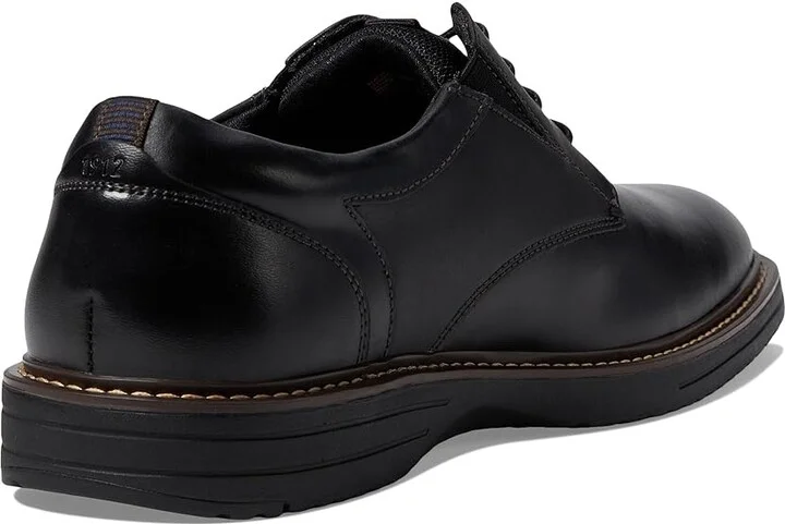 Nunn Bush Griff Plain Toe Oxford Lightweight and Comfortable for All Occasions Leather Lace Up Men's Lace-up Boots Black : 10 W (EE) - Image 4
