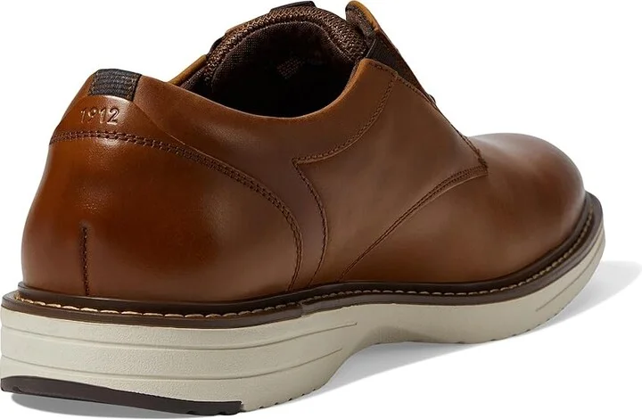 Nunn Bush Griff Plain Toe Oxford Lightweight and Comfortable for All Occasions Leather Lace Up Men's Lace-up Boots Cognac : 8.5 M (D) - Image 4