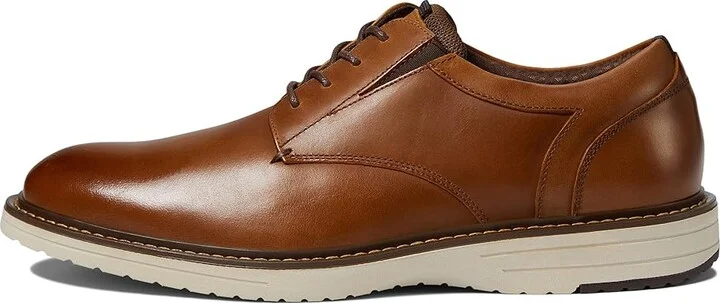 Nunn Bush Griff Plain Toe Oxford Lightweight and Comfortable for All Occasions Leather Lace Up Men's Lace-up Boots Cognac : 8.5 M (D) - Image 6