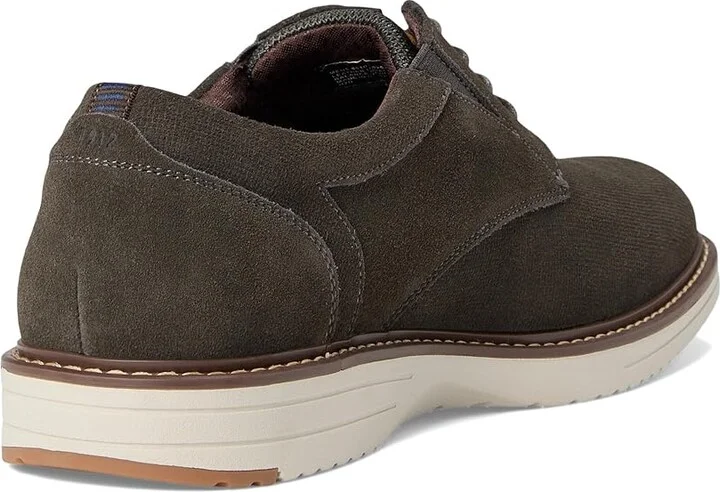 Nunn Bush Griff Plain Toe Oxford Lightweight and Comfortable for all Occasions Suede Lace-Up Men's Lace-up Boots Grey : 11 M (D) - Image 4