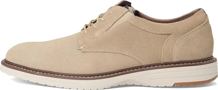 Nunn Bush Griff Plain Toe Oxford Lightweight and Comfortable for all Occasions Suede Lace-Up Men's Lace-up Boots Stone : 9.5 M (D) - Image 6