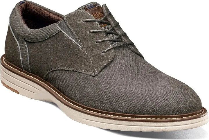 Nunn Bush Griff Suede Plain Toe Oxford