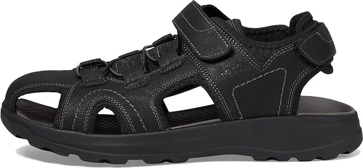 Nunn Bush Huck Sport Closed Toe Fisherman Sandal Men's Shoes Black : 7 M (D), Synthetic/Textile - Image 5