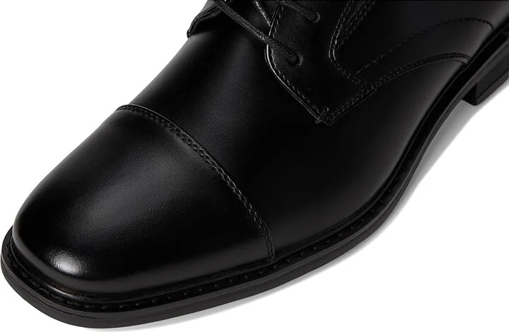 Nunn Bush Jarvis Cap Toe Oxford Dress Casual Business Formal Lace Up Men's Lace Up Wing Tip Shoes Black : 7.5 M (D), Leather - Image 7