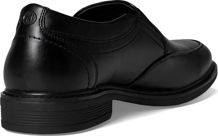Nunn Bush Jarvis Moccasin Toe Slip-On Dress Casual Business Loafers Men's Lace Up Wing Tip Shoes Black : 8.5 M (D), Leather/Rubber/Suede - Image 4