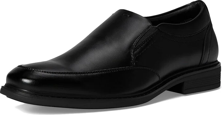 Nunn Bush Jarvis Moccasin Toe Slip-On Dress Casual Business Loafers Men's Lace Up Wing Tip Shoes Black : 8.5 M (D), Leather/Rubber/Suede - Image 5