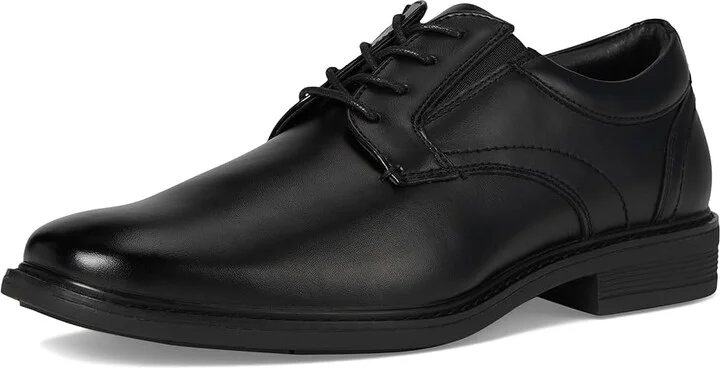 Nunn Bush Jarvis Plain Toe Oxford Dress Casual Business Formal Lace Up Men's Lace Up Wing Tip Shoes Black : 11 M (D), Leather - Image 5