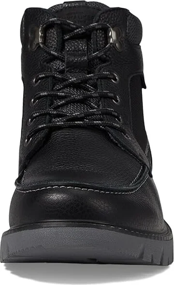 Nunn Bush Karnak Moc Toe Boot Lightweight Comfortable Chukka Men's Boots Black : 12 W (EE), Leather - Image 2