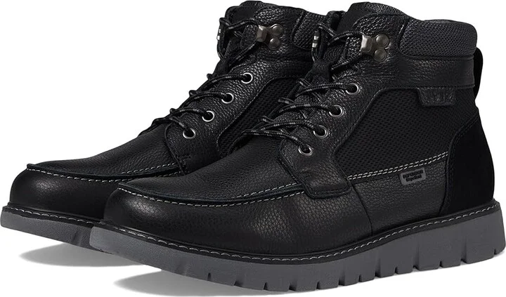 Nunn Bush Karnak Moc Toe Boot Lightweight Comfortable Chukka Men's Boots Black : 12 W (EE), Leather