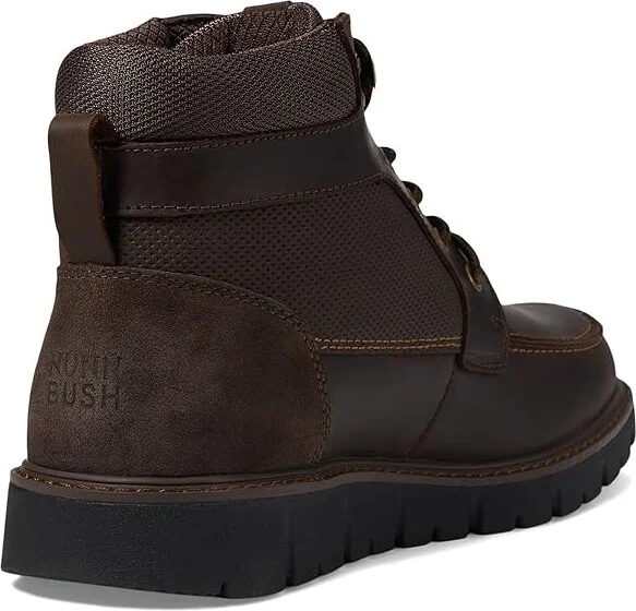 Nunn Bush Karnak Moc Toe Boot Lightweight Comfortable Chukka Men's Boots Brown : 12 W (EE), Leather - Image 4