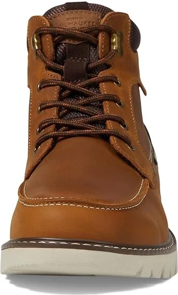 Nunn Bush Karnak Moc Toe Boot Lightweight Comfortable Chukka Men's Boots Tan : 8 W (EE), Leather - Image 2