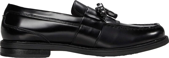 Nunn Bush Keaton Moc Toe Kiltie Tassel Loafer Men's Slip-on Dress Shoes Black Polished : 7.5 M (D), Leather/Synthetic - Image 8
