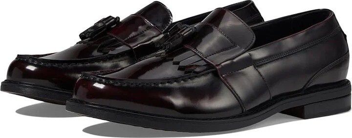 Nunn Bush Keaton Moc Toe Kiltie Tassel Loafer Men's Slip-on Dress Shoes Burgundy : 7 M (D), Leather/Synthetic