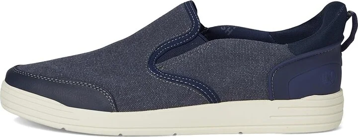 Nunn Bush Kore City Walk Canvas EZ Moc Toe Slip-On Sneakers Easy On and Easy Men's Lace-up Boots Blue : 7.5 M (D) - Image 6