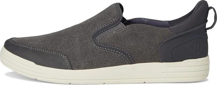 Nunn Bush Kore City Walk Canvas EZ Moc Toe Slip-On Sneakers Easy On and Easy Men's Lace-up Boots Cement : 11.5 M (D) - Image 6