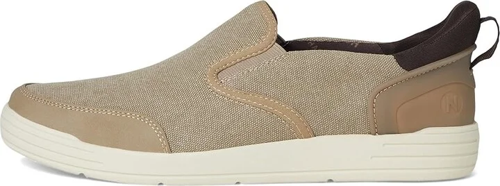 Nunn Bush Kore City Walk Canvas EZ Moc Toe Slip-On Sneakers Easy On and Easy Men's Lace-up Boots Stone : 14 M (D) - Image 6