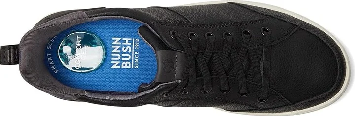 Nunn Bush Kore City Walk EZ Moccasin Toe Lace-Up Lightweight Easy-On Easy-Off Oxford Men's Shoes Black : 14 M (D), Faux Leather - Image 2