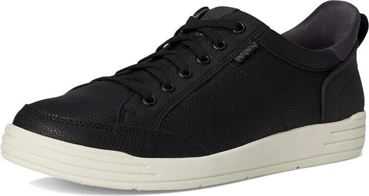Nunn Bush Kore City Walk EZ Moccasin Toe Lace-Up Lightweight Easy-On Easy-Off Oxford Men's Shoes Black : 14 M (D), Faux Leather - Image 5