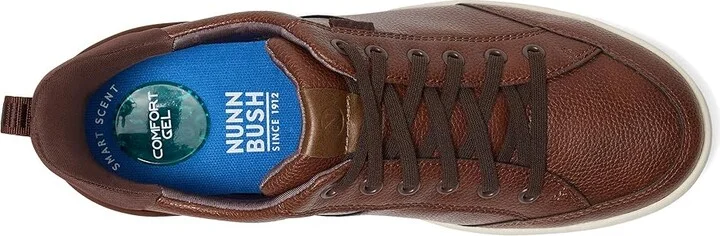 Nunn Bush Kore City Walk EZ Moccasin Toe Lace-Up Lightweight Easy-On Easy-Off Oxford Men's Shoes Brandy : 10.5 M (D), Faux Leather - Image 2
