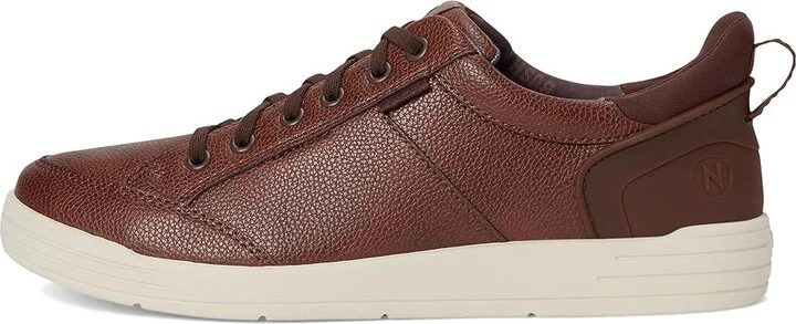 Nunn Bush Kore City Walk EZ Moccasin Toe Lace-Up Lightweight Easy-On Easy-Off Oxford Men's Shoes Brandy : 10.5 M (D), Faux Leather - Image 6