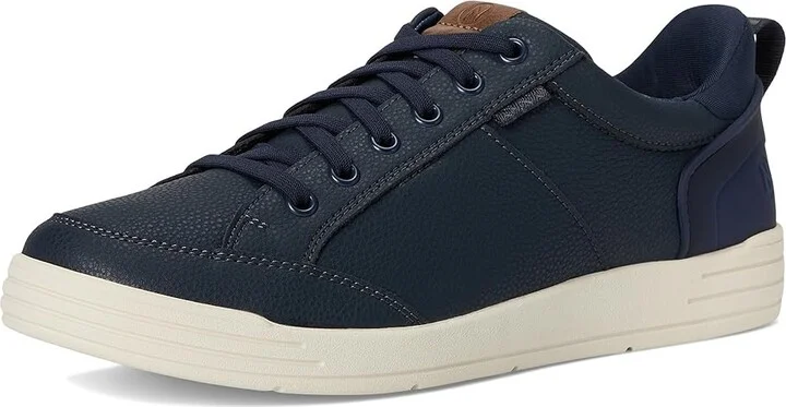 Nunn Bush Kore City Walk EZ Moccasin Toe Lace-Up Lightweight Easy-On Easy-Off Oxford Men's Shoes Navy : 9 W (EE), Faux Leather - Image 5