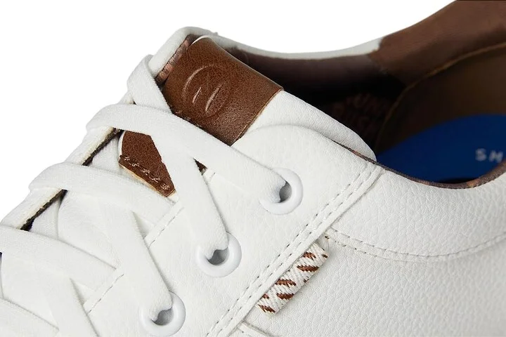Nunn Bush Kore City Walk EZ Moccasin Toe Lace-Up Lightweight Easy-On Easy-Off Oxford Men's Shoes White : 12 W (EE), Faux Leather - Image 7
