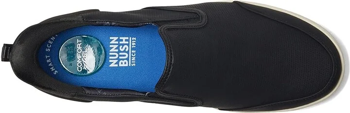 Nunn Bush Kore City Walk EZ Slip-On Sneakers Easy On and Easy Men's Lace-up Boots Black : 10 M (D), Leather - Image 2