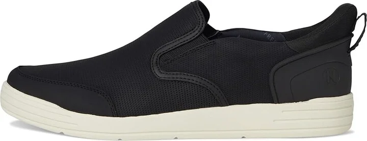 Nunn Bush Kore City Walk EZ Slip-On Sneakers Easy On and Easy Men's Lace-up Boots Black : 10 M (D), Leather - Image 6