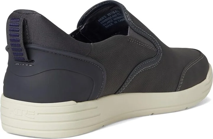 Nunn Bush Kore City Walk EZ Slip-On Sneakers Easy On and Easy Men's Lace-up Boots Grey : 10 M (D), Leather - Image 4
