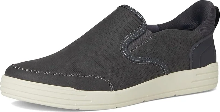 Nunn Bush Kore City Walk EZ Slip-On Sneakers Easy On and Easy Men's Lace-up Boots Grey : 10 M (D), Leather - Image 5