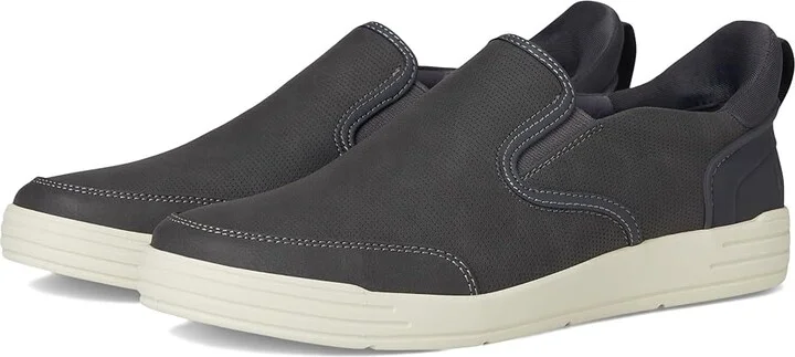 Nunn Bush Kore City Walk EZ Slip-On Sneakers Easy On and Easy Men's Lace-up Boots Grey : 10 M (D), Leather