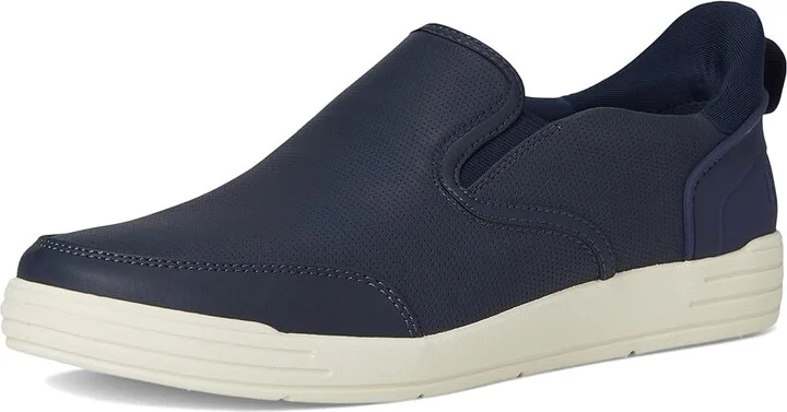 Nunn Bush Kore City Walk EZ Slip-On Sneakers Easy On and Easy Men's Lace-up Boots Navy : 9.5 M (D), Leather - Image 5