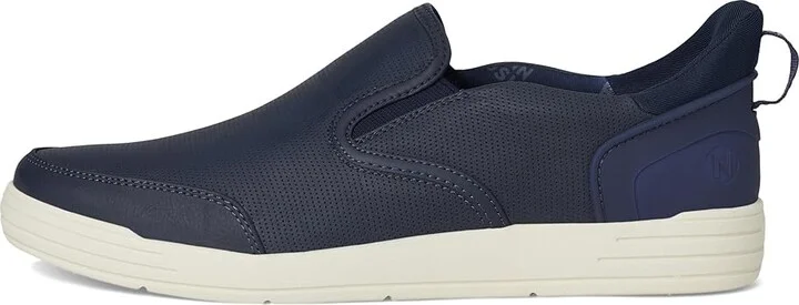 Nunn Bush Kore City Walk EZ Slip-On Sneakers Easy On and Easy Men's Lace-up Boots Navy : 9.5 M (D), Leather - Image 6
