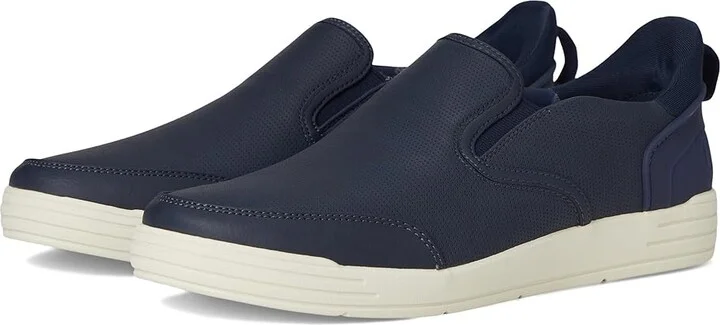 Nunn Bush Kore City Walk EZ Slip-On Sneakers Easy On and Easy Men's Lace-up Boots Navy : 9.5 M (D), Leather