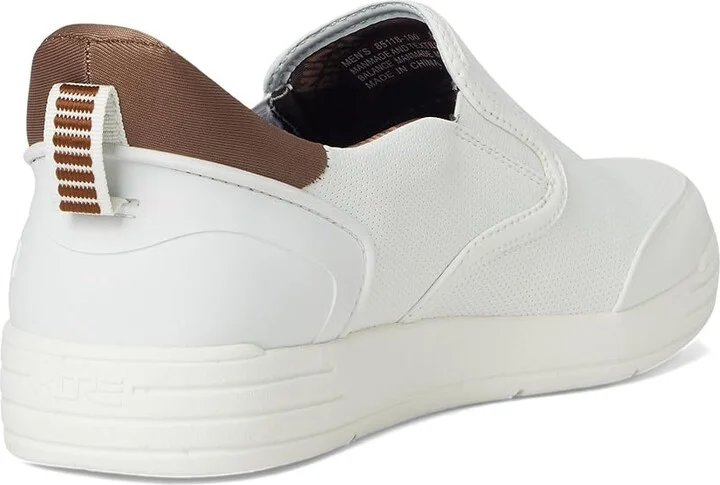 Nunn Bush Kore City Walk EZ Slip-On Sneakers Easy On and Easy Men's Lace-up Boots White : 8 M (D), Leather - Image 4