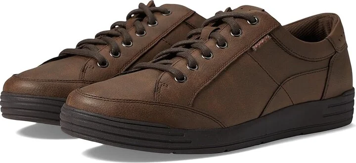 Nunn Bush Kore City Walk Lace to Toe Oxford Men's Shoes Dark Brown : 7 M (D), Synthetic