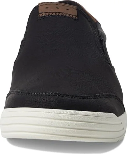 Nunn Bush Kore City Walk Moc Toe Slip-On Men's Shoes Black : 7 M (D), Synthetic - Image 6
