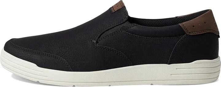 Nunn Bush Kore City Walk Moc Toe Slip-On Men's Shoes Black : 7 M (D), Synthetic - Image 7