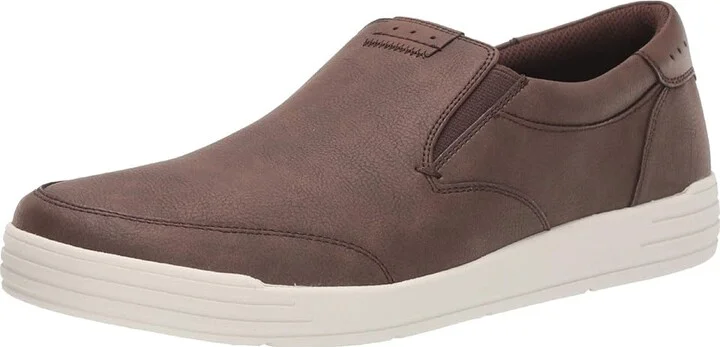 Nunn Bush Kore City Walk Moc Toe Slip-On Men's Shoes Brown : 7 M (D), Synthetic - Image 2