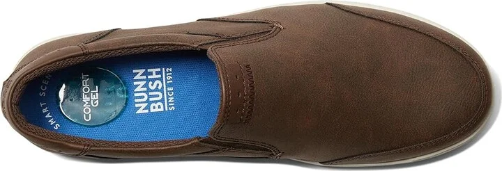 Nunn Bush Kore City Walk Moc Toe Slip-On Men's Shoes Brown : 7 M (D), Synthetic - Image 3
