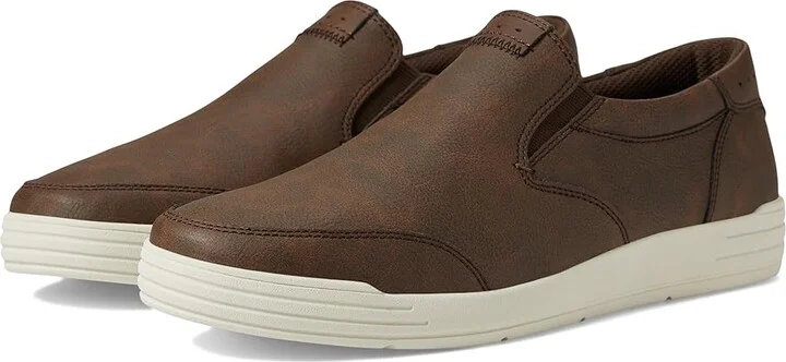 Nunn Bush Kore City Walk Moc Toe Slip-On Men's Shoes Brown : 7 M (D), Synthetic